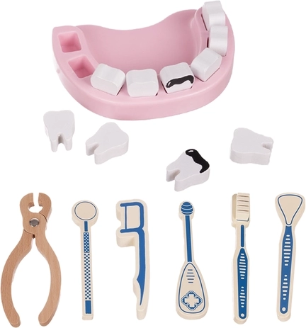 Dentist section for learning through play