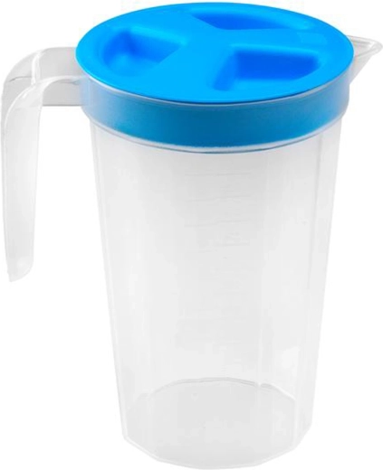 Plastist mõõtekann kaanega 1,1 l