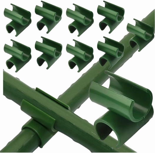 Rist- ja nurgaliitmik aiatugikeppidele 11 mm, roheline (10 tk)