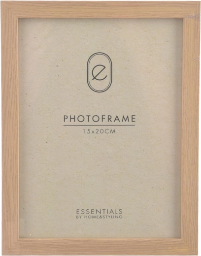 Pruun puidust fotoraam 15 × 20 cm