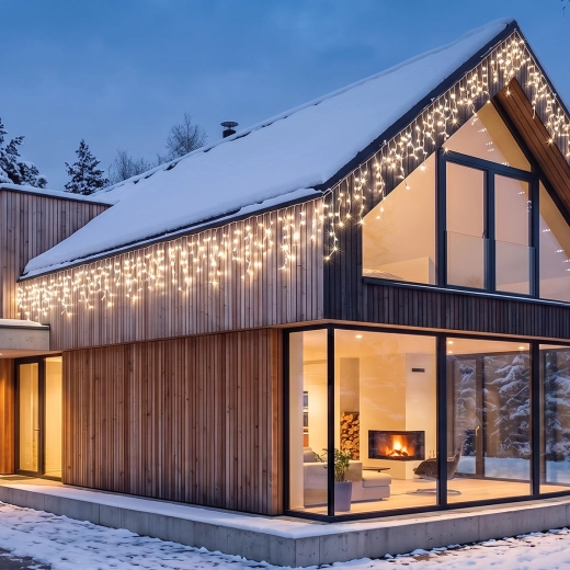 Warm white light for a cosy atmosphere