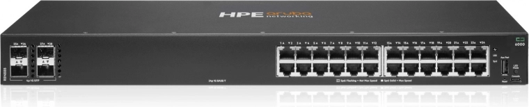 Aruba Networking CX 6000 – 24-pordiline gigabitine lüliti 4 SFP 1G üleslingiga