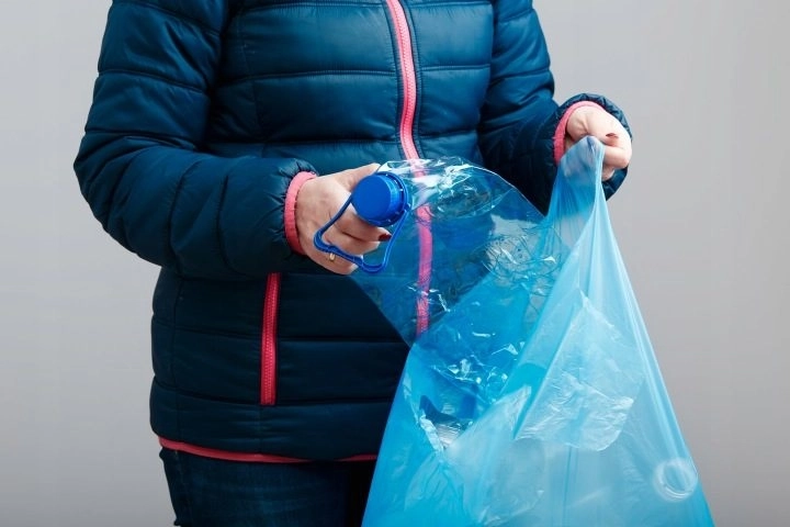 Blue drawstring garbage bags 35 l, 150 pcs - 1 piece