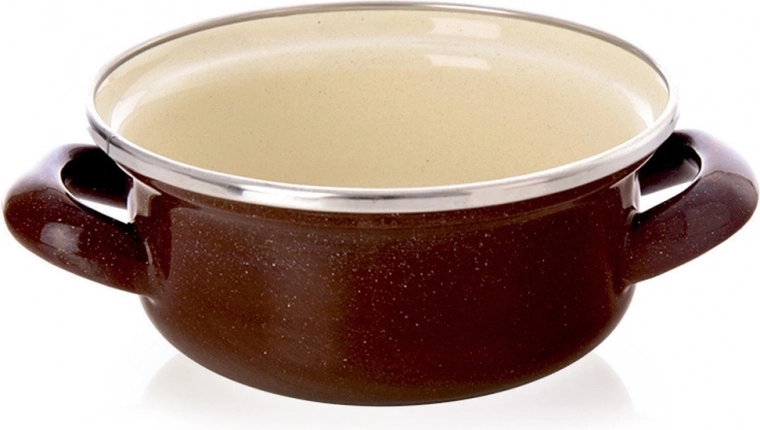 Emailitud pott Brown 14 cm, 0,6 l ORION