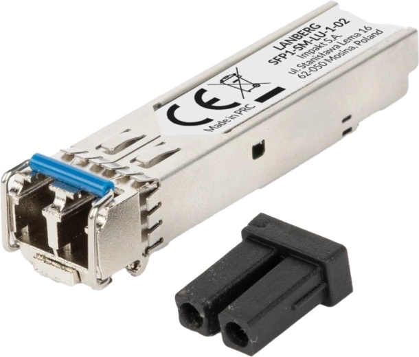 Lanbergi optiline SFP-moodul 1,25 Gb/s, singlemode, 2 km, Duplex LC/UPC