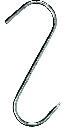 Suitsuahju konks 100 × 4,5 mm, tsingitud (10 tk)