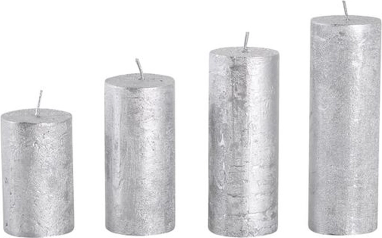 Advent Candles 4 pcs – Silver