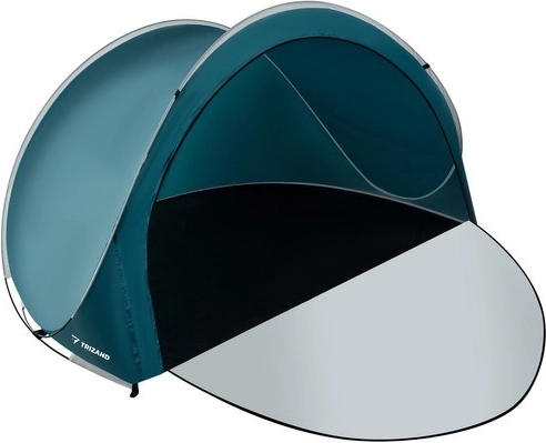 Closable entrance with a double zipper