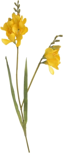 Kunstlill freesia kollane 54 cm