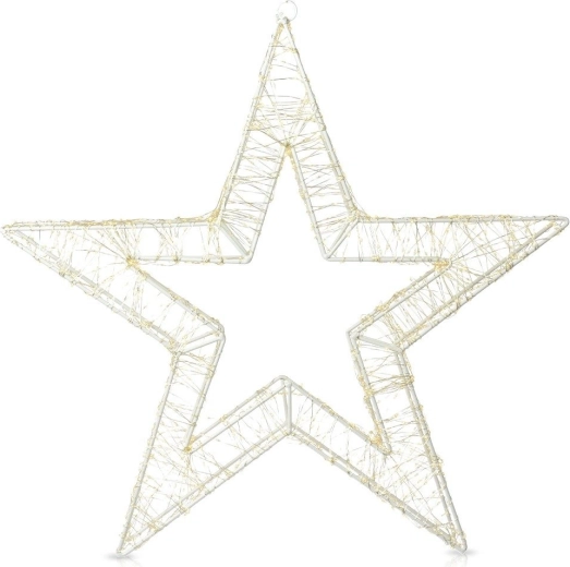 Illuminated facade star with 960 LEDs, 38 cm