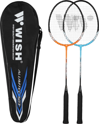 Wish Alumtec 505K Blue Badminton Set