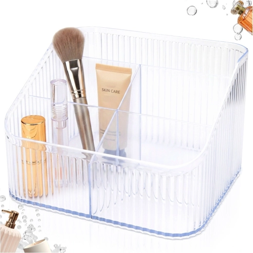 Five compartments for clear organization