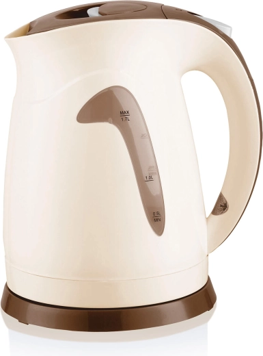 Carlet veekeetja 1,7 l beež‑pruun 2200 W