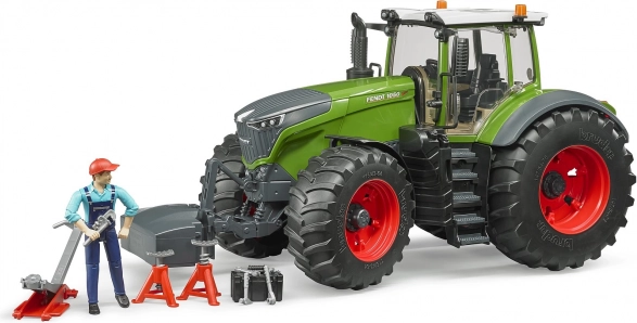 Bruder traktor Fendt 1050 Vario koos mehaaniku ja töökoja tööriistadega 1:16