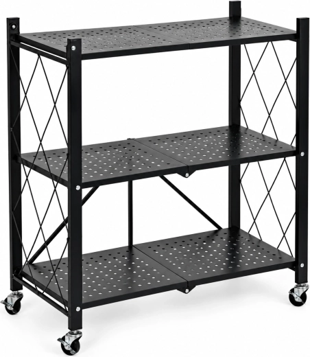Three shelves for organized storage