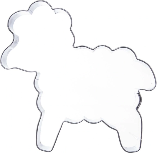 Orion stainless steel lamb-shaped cookie cutter 10 cm