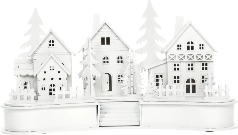 Delicate wooden Christmas decoration