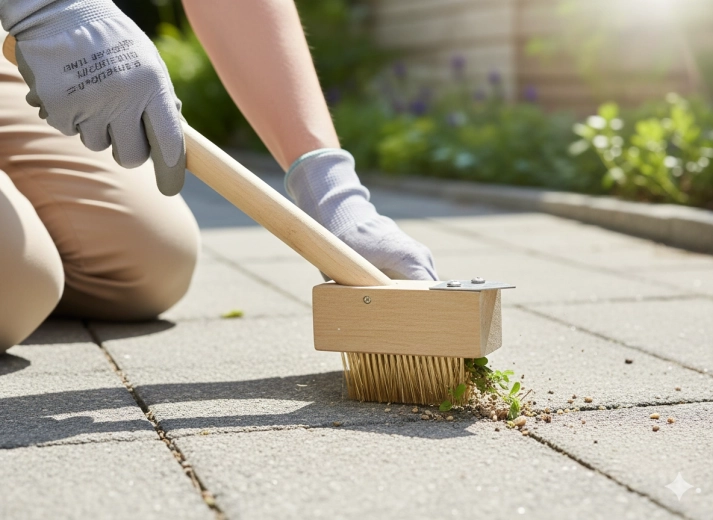 Fast removal of weeds and moss