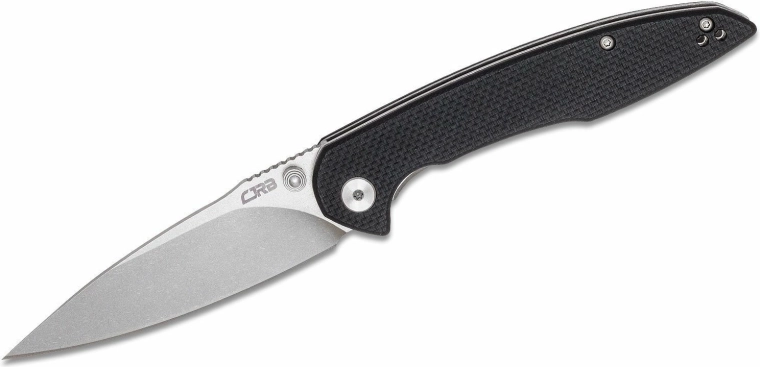 Kokkupandav nuga CJRB Centros D2, stonewash, must G10