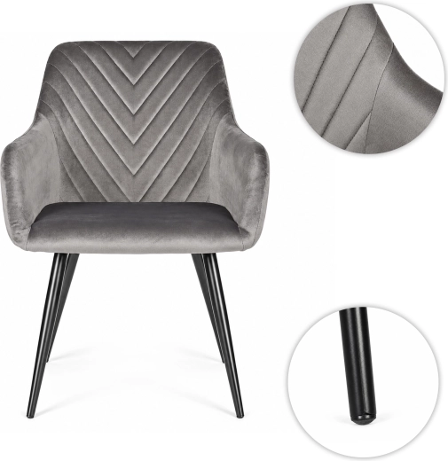 Velvet upholstery