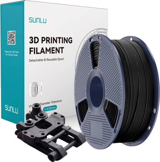 Sunlu ABS filament with surface treatment, black