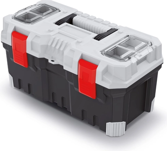 Plastist tööriistakohver Titan Plus 55 cm, hall