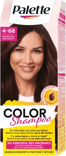 Palette Color Shampoo 4-68 kastanipruun 50 ml