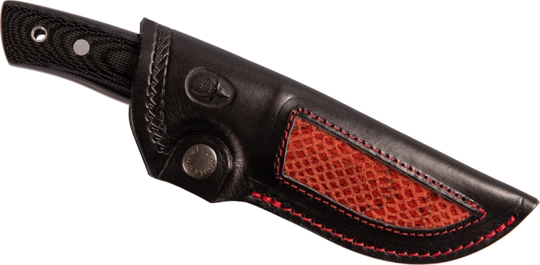 Ergonoomiline Micarta punase joonega