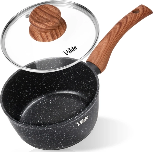 Graniitkattega kastrul klaaskaanega 16 cm, 1,2 l