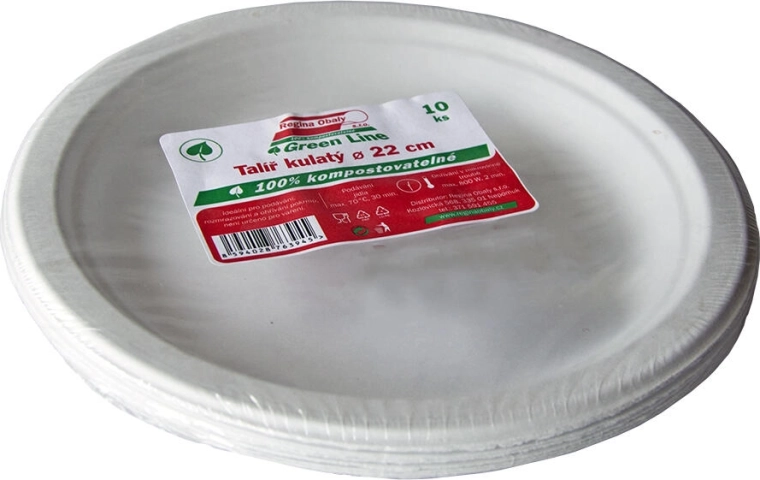 Madala servaga suhkruroo taldrikud 22 cm, 10 tk