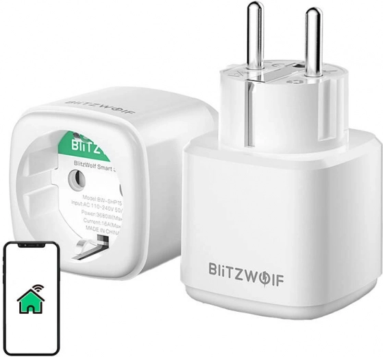 Nutikas ZigBee 3.0 pistikupesa 16 A 3680 W BlitzWolf