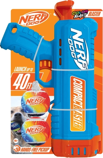 Nerf Dog kompaktne palliblaster + 2 tennisepalli