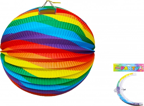 Paberist ümmargune latern 25 cm