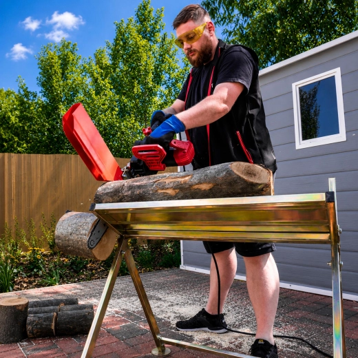 Stable support for safer cutting