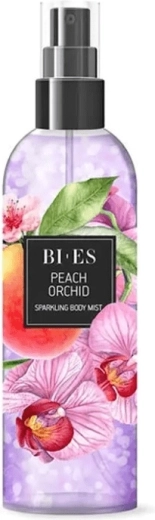 Sädelev kehasprei BI-ES Peach Orchid 200 ml