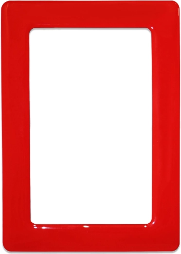 Magnetiline isekleepuv raam 13,0 × 8,1 cm – punane
