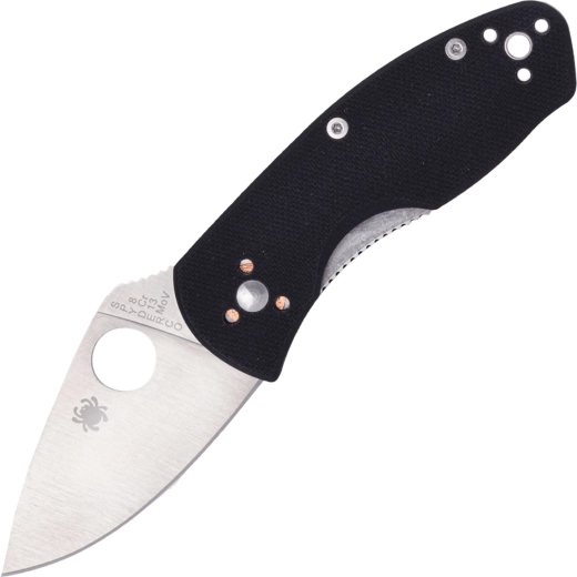 Spyderco Ambitious taskunuga 5,7 cm, must, G10