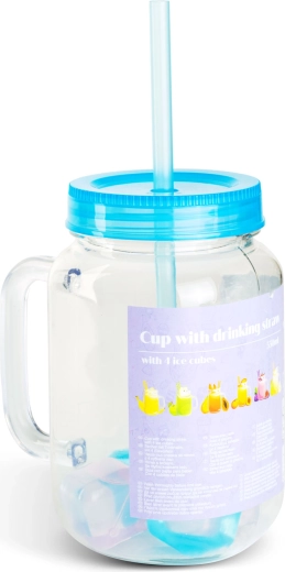 Lid and straw for convenient drinking