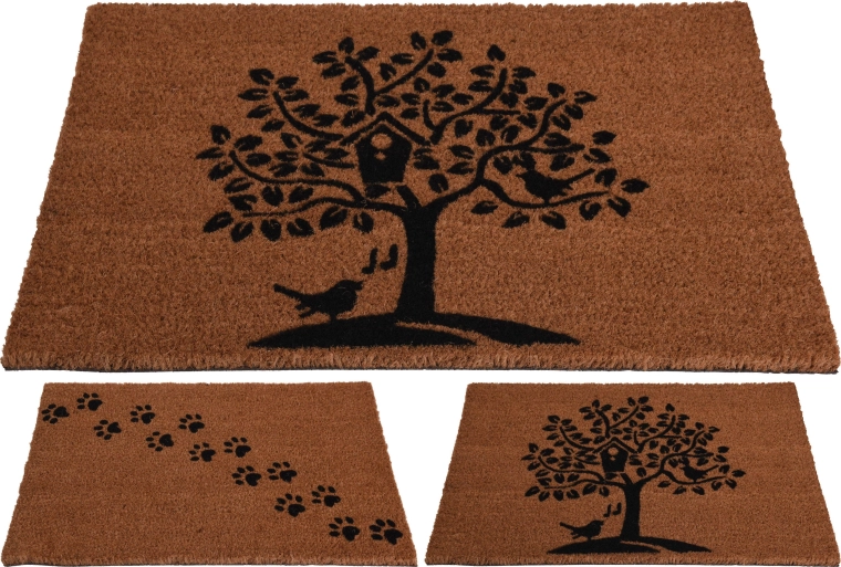 Kookosist uksematt 40 × 60 cm – dekorite valik