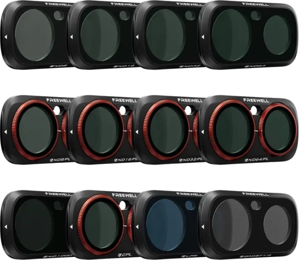 Freewell filtrite komplekt Insta360 Luna Ultra jaoks (12 tk)
