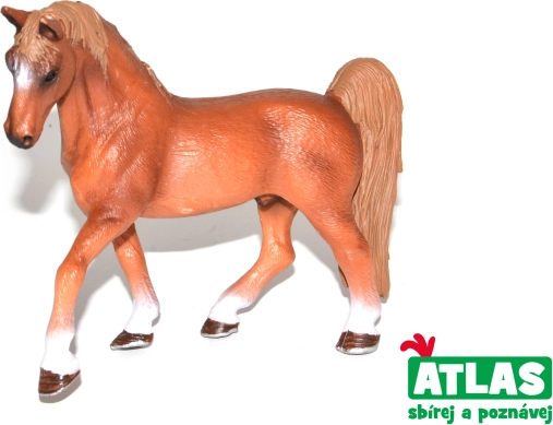 Helepruun hobuse figuur 12 cm