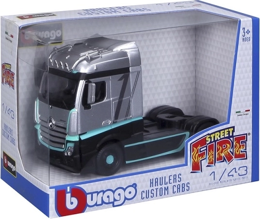 Mercedes-Benz Actros Street Fire Haulers Customi veoauto mudel mõõtkavas 1:43