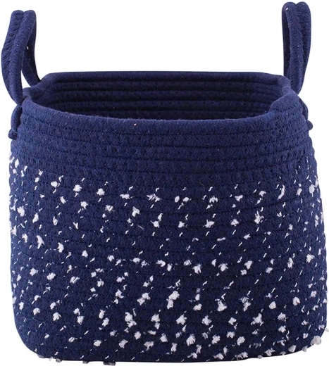 Punustatud hoiukorv granaatvärvi 25 × 25 × 20 cm