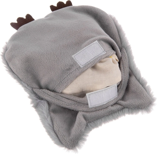 Soft, washable owl-shaped cover