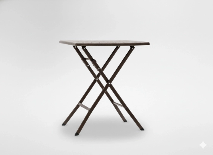 Kokkupandav matkalaud 61,5 × 61,5 × 73 cm, pruun