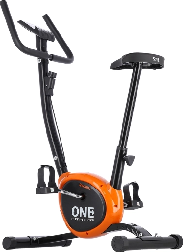 Mehaaniline velotrenažöör ONE FITNESS RW3011 must-oranž