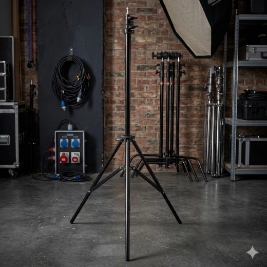Stable support for ring light