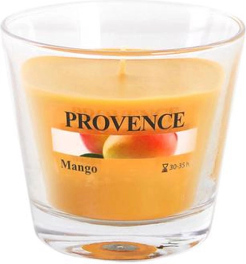 Lõhnaküünal klaasis PROVENCE mango 35 tundi