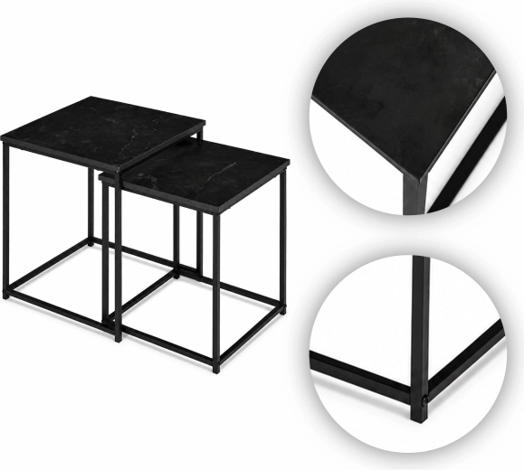 Elegantsed marmoridekoratsiooniga lauaplaadid