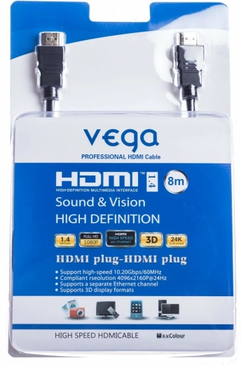 HDMI-kaabel 8 m 10,2 Gb/s must Vega